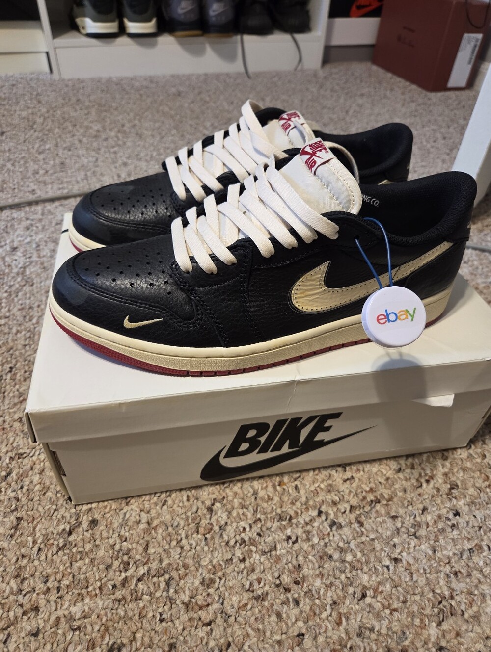 Jordan 1 Retro Low OG Nigel Sylvester 'Better With Time' size US 10 brand new